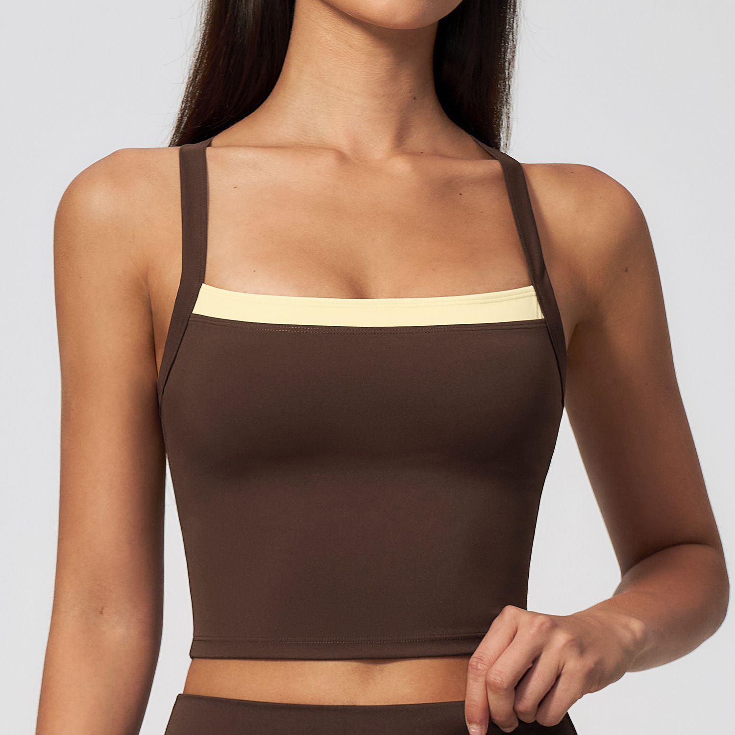 여성 크리스크로스 백 요가 탱크탑 푸쉬업 스포츠 브라  - Minimizer Bra Women 리뷰 및 가격