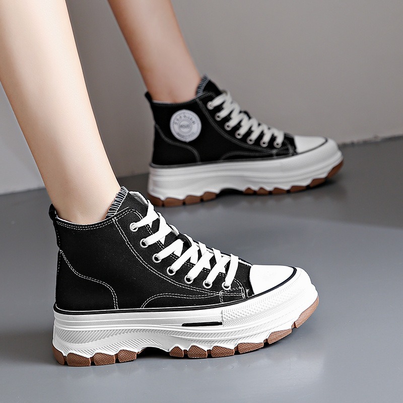 2024 새로운 여성 하이 탑 스니커즈 레이스 업 캐주 - Vans Shoes Old Skool 리뷰 및 가격