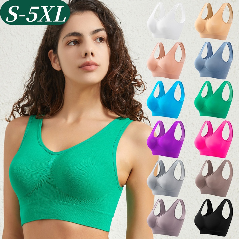 여성용 심리스 푸쉬업 브라 스포츠 브라렛 노와이어 크롭 - T Shirt Bra Seamless 리뷰 및 가격